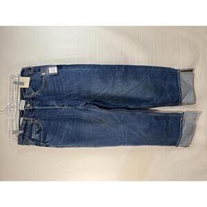 Universal Thread Mid Rise 90's Baggy Cuffed Denim Jeans Size 8 NWT